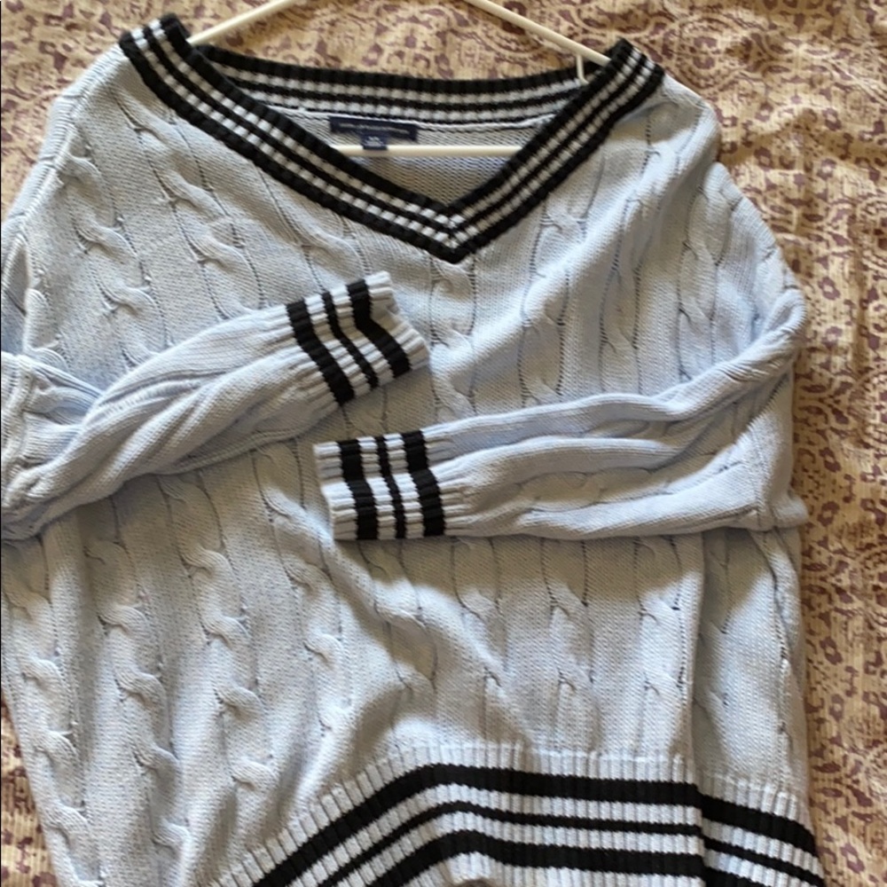 Off the shoulder knit sweater